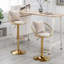 Chaise de bar Hammon, plaquée pure, conception unique, rotation de 360 degrés, hauteur réglable, convient pour une salle à manger et un bar-1346501576
