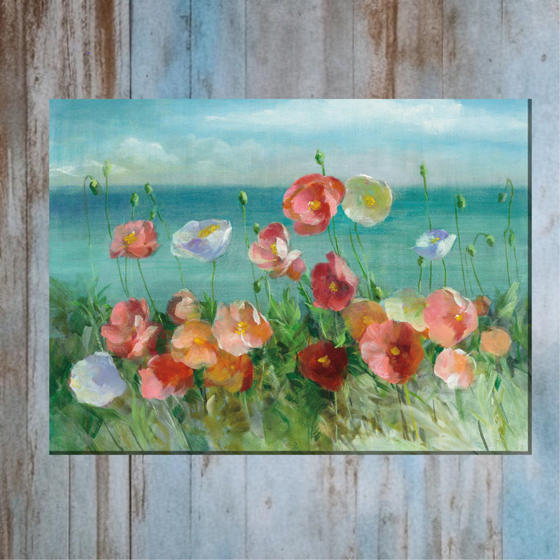 Seaside Poppies All Weather Outdoor Art