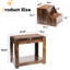 Lit superposé amovible pour animaux de compagnie, multi-niveaux pour animaux de compagnie, avec coussin et bloc-notes, intérieur, coussin de siège pour chien et chat, structure pour chat