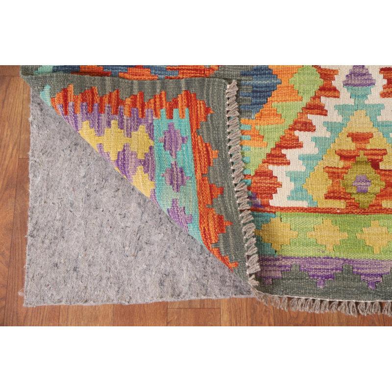 Reversible Wool Kilim Oriental Area Rug 5x7