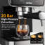 20 Bar Espresso Machine For Home And Office, Single/Double Espresso, Americano And Cold Brew