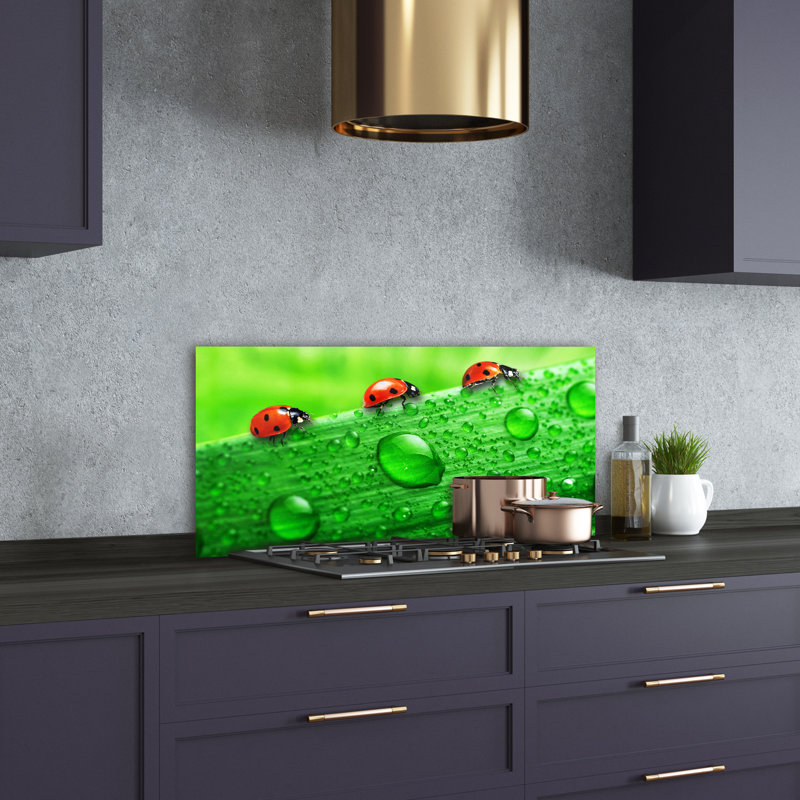 50cm W x 100cm L Glass Peel and Stick Panel