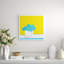 Rose Vase In Yellow Giclee Print by Dana Gibson