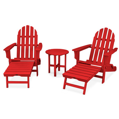 POLYWOOD Cape Cod 3-Piece Ultimate Adirondack Set