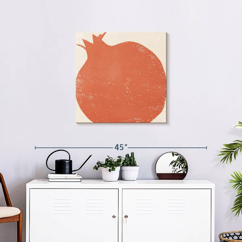 Yarlin Graphic Fruit, 24" H x 24" W