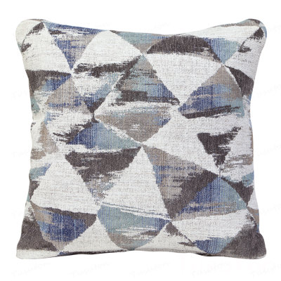 Durable Chenille Fabric Loveseat with Decorative Pillows