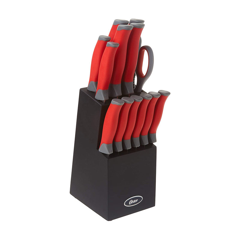 Gibson Oster Lindbergh 14 Piece Knife Block Set