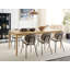 Angelyka Solid Wood Base Dining Table