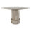 Abramo Round Marble Dining Table