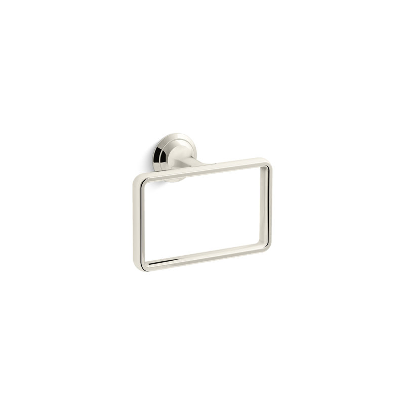 Script™ Towel Ring, Polished Chrome