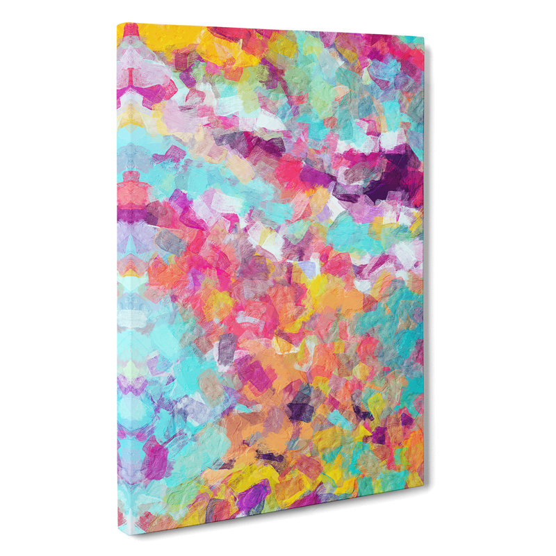 Before the Mist Abstract - Wall Art, Wrapped Canvas, 50cm H x 35cm W x 3cm D, No Matte
