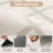 Modern Plaid Area Rugs in Beige/Gray, Indoor Large Living Room Rugs, Soft Washable Non-Slip Rugs, Oeko-Tex Certified-1484686846-1484686832