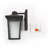 Gerry 1-Light Black Seeded Glass Outdoor Wall Sconce for Wet Location-762495871