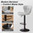 4-piece Swivel Bar Stool Set – Adjustable Height Counter Stools With Back-1068224212