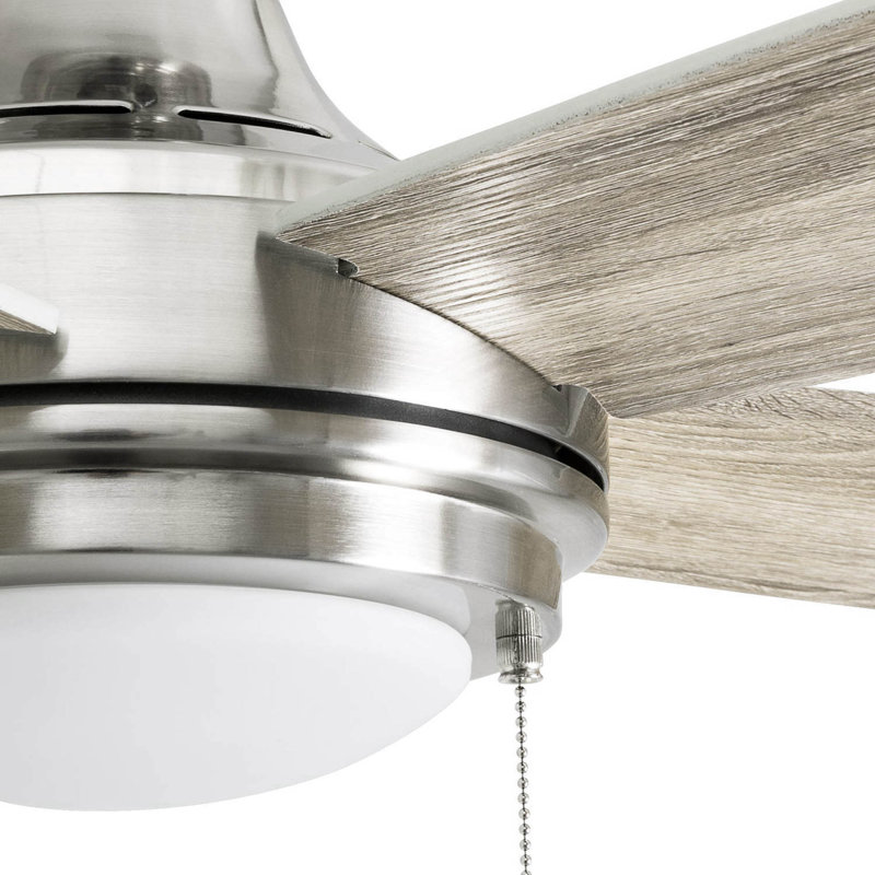 Ventnor 52" Ceiling Fan with LED Lights, Brushed Nickel