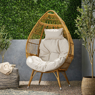 Demar 1 Person Egg Chair with Cushions
