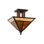 "T" Mission 2 - Light Semi Flush Mount