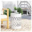 Outdoor Metal End Table -Large-1285833872