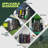 Golf Organizer Premium Wooden Golf Bag Organizer and Storage Rack-1463617887