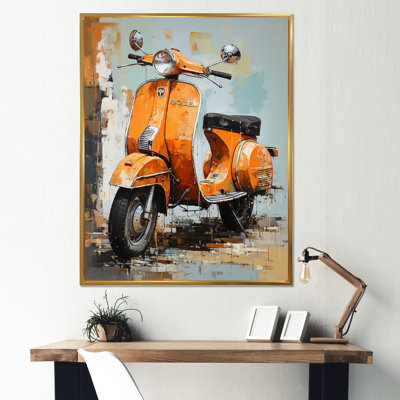 «Scooter Escape» sur toile