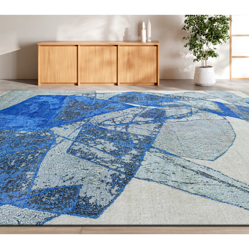 Abstract Area Rug, Rectangle 9' x 12'