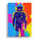 XC1022-1528X Colourful Astronaut - Wrapped Canvas Print