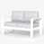 Structure blanche / coussin blanc