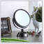 Miroir de maquillage 5,5 pouces en chrome avec grossissement 5X, cadre en métal durable et rotation de 360 degrés pour un toilettage de précision