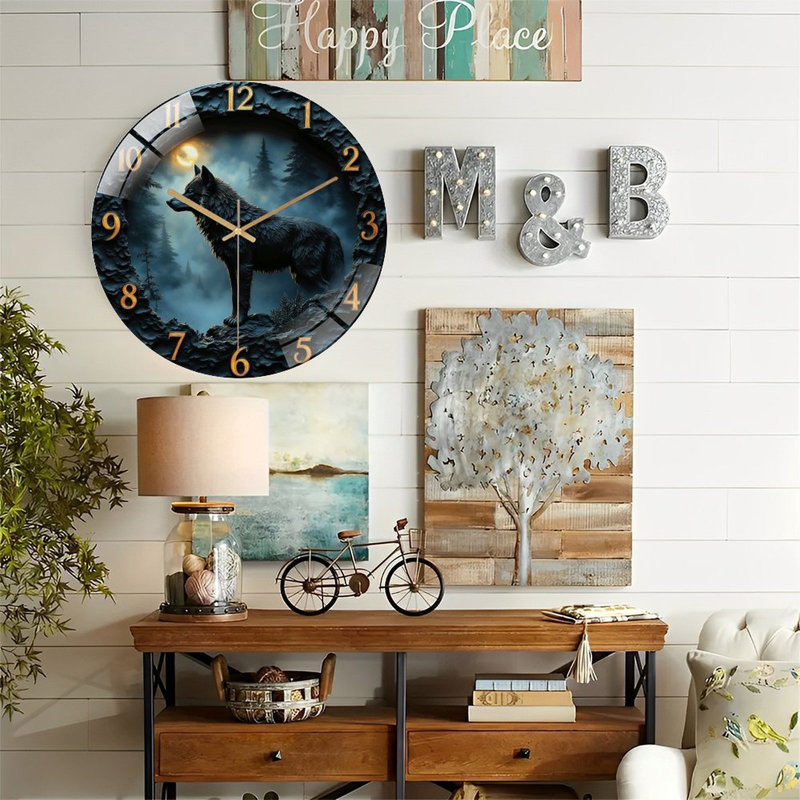 Horloge murale Wolf