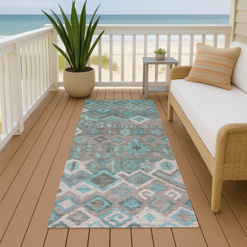 Tapis d'intérieur / extérieur lavable à la machine Chantille ACN2304, Tapis de couloir 2 pi 3 po x 7 pi 6 po
