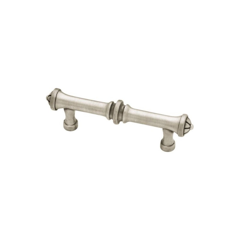 3" or 3-3/4" Dual Mount Knurled Industrial Averland Cup Pull Flat Black