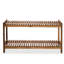 8 Pair Solid Wood Shoe Rack