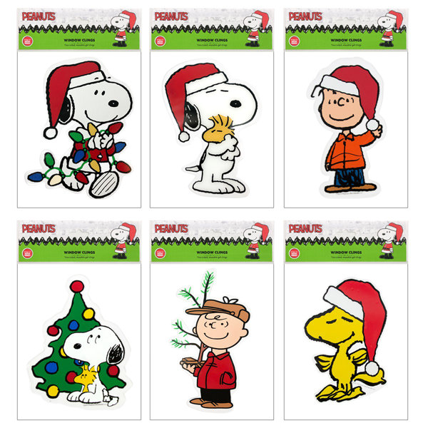 Peanuts Snoopy Hearts Valentine's Sticker Pack - Set of 48, Largest 2 inch x 2 inch, Multicolor