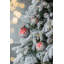 Ornement boule de Noël à paillettes