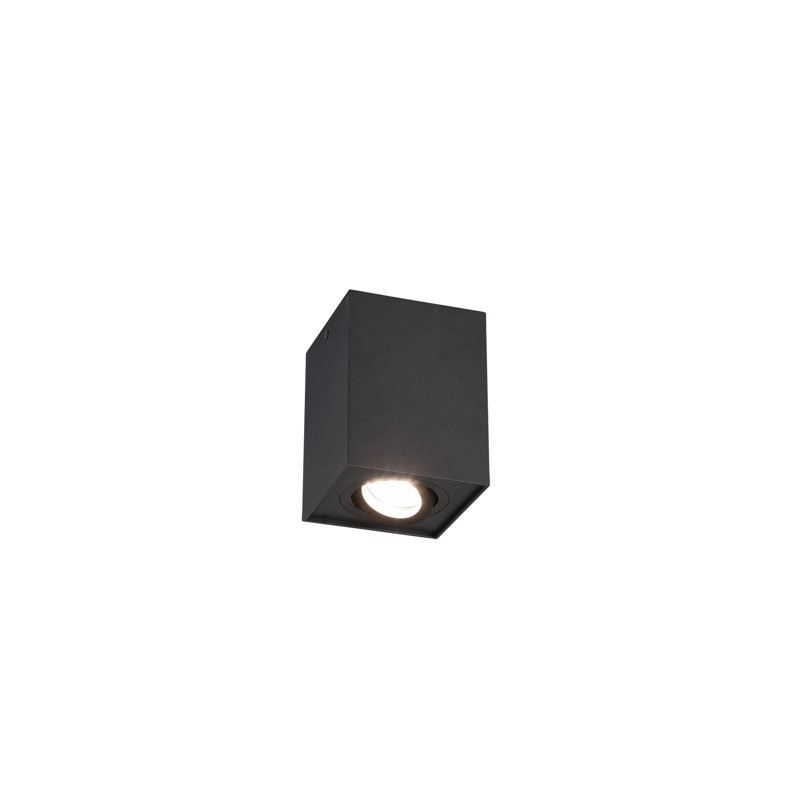 Dias 1-Light Flush Mount, Matte Black