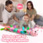 Jouet pour bébé, ver à bourre sensorielle multi-textures avec son intégré, jouet pour tout-petit pour les garçons de 0 à 12 mois, InfantPlushToy