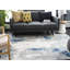 Zeke Grey/Blue Area Rug-503058034