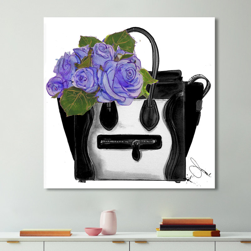 « apportez-moi des fleurs », impression encadrée, H 36 po x l 36 po x P 1,5 po, Toile tendue