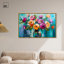 Art floral coloré sur toile, "Rêve de fleurs colorées" par Art Remedy-107412470-107412483