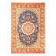 Munmun Oriental Area Rug in Navy Blue