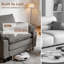 Canapé modulaire de 113 po avec housses amovibles en chenille de 113 po-1355930368-1355929855
