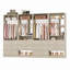 Système de placard autoportant 96 po avec 10 tiroirs en bois-2128673398