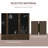 4-Panel Folding Room Divider With Blackboard-119456385