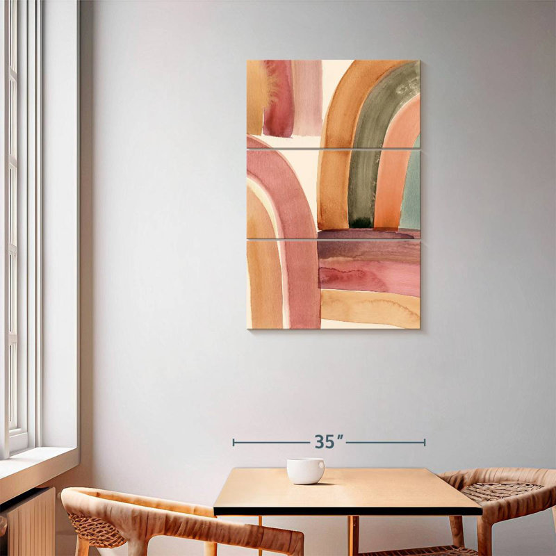 Avery Boho Rainbow Abstract, 57" H x 36" W