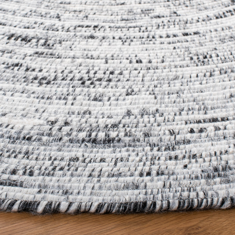 Tapis performance fait à la main Andrevil, Rond 5 pi