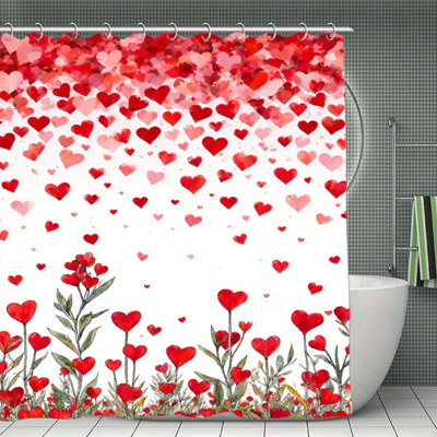 Rideaux de douche Heart Bloom Field - 71 po x 71 po