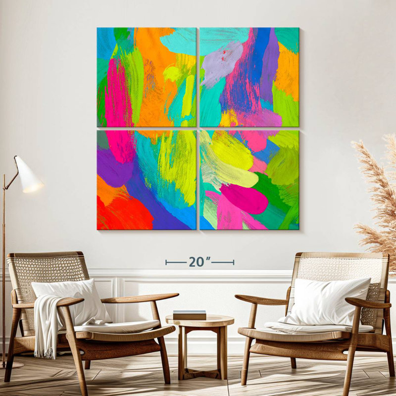 Happy Avery, 57" H x 57" W