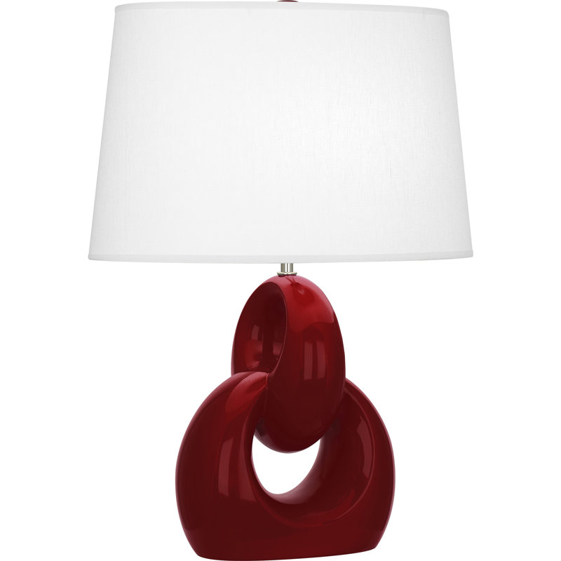 Fusion Table Lamp, 27" H x 19.5" W x 13" D, Sangria