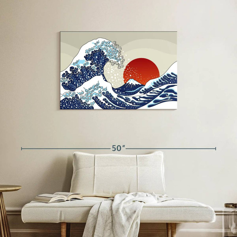 Gillard Asian Wave, H 24 po x l 36 po