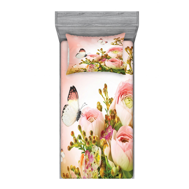 Microfiber Sheet Set, Twin Sheet Set + Fitted Sheet + 1 Pillowcase